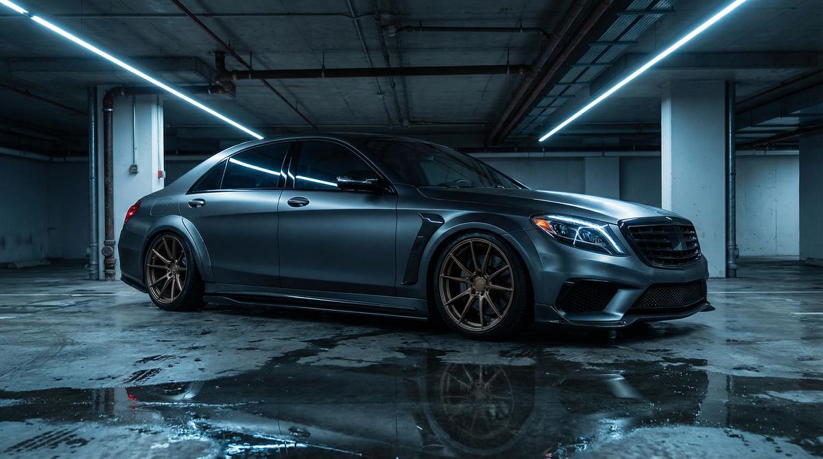 黑丝轿车改装视频